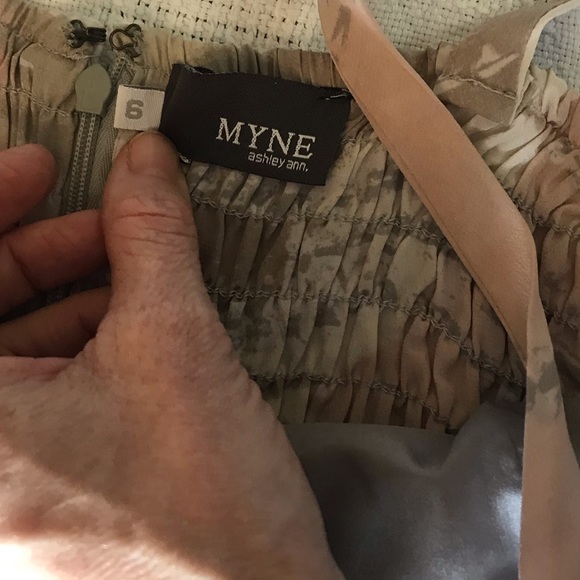 Myne dress mini silk summer pink white grey - Picture 3 of 6